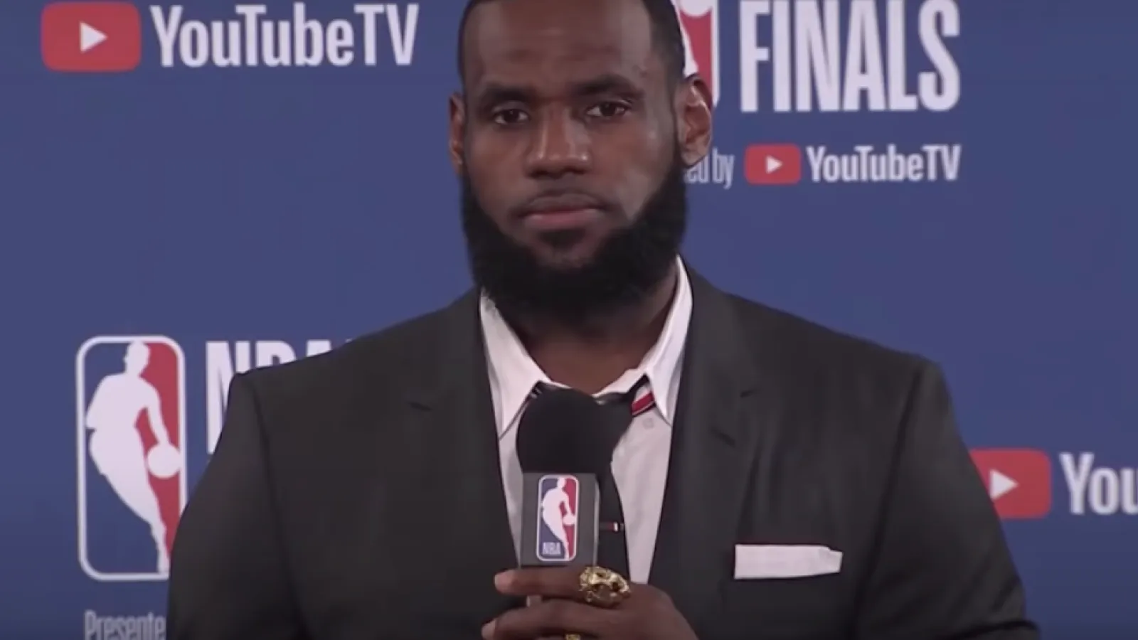 LeBron James presser